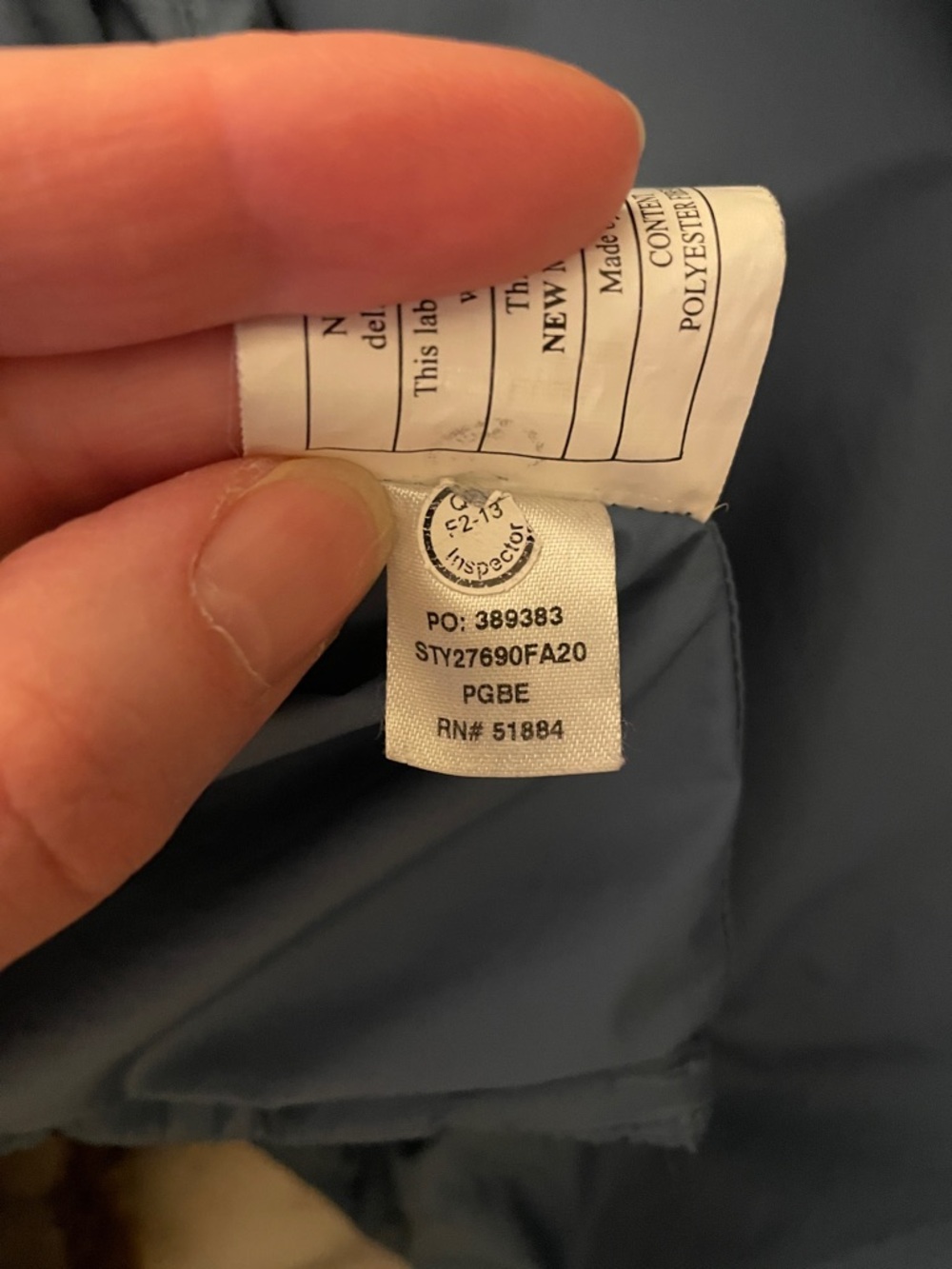 Patagonia Women's Quilted Jacket - Dusty Blue - Picture 4 of 4